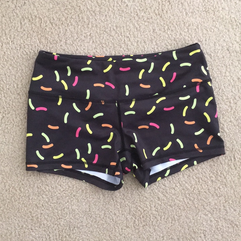 Feed Me Fight Me Donut Sprinkle Booty Short Size S